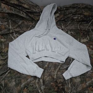 Cropped champion hoodie